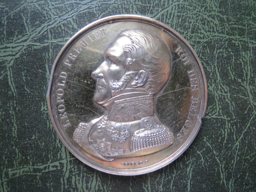 Belgium, gold, first prize, University of Antwerp, 1846 (C-BEL-02)