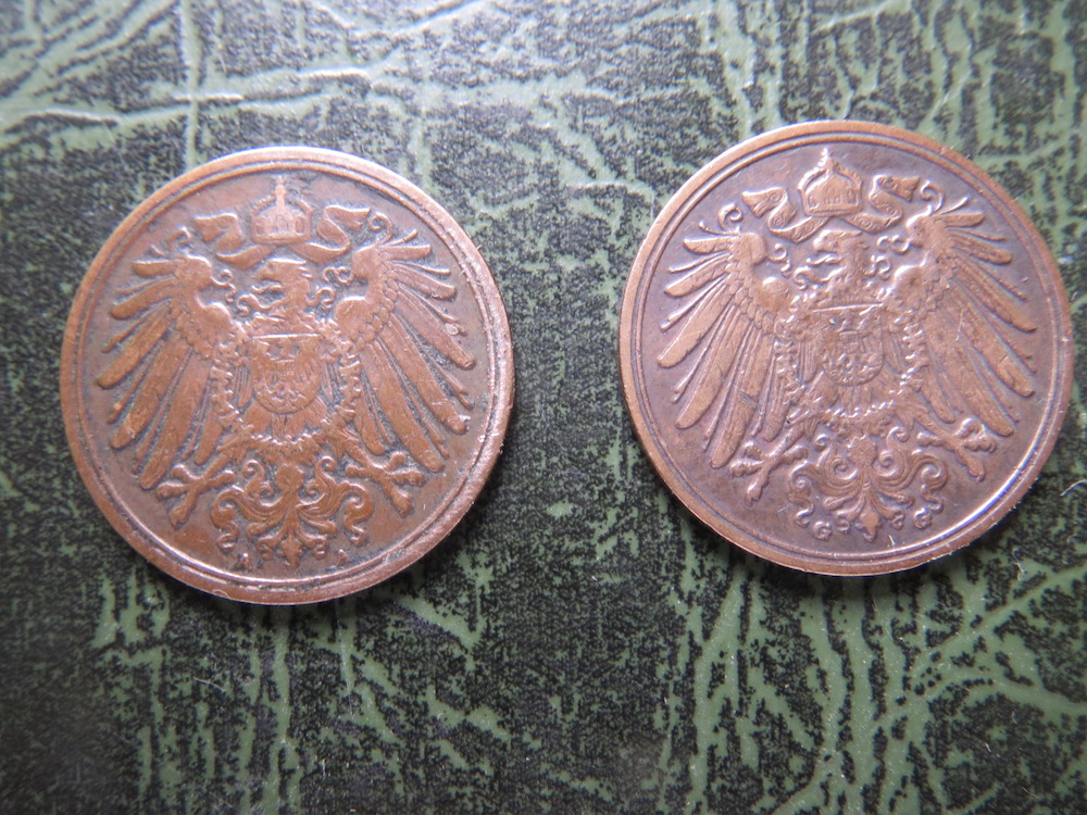 Germany, 1 pfennig, bronze, 1899–1906 (C-DEU-02)