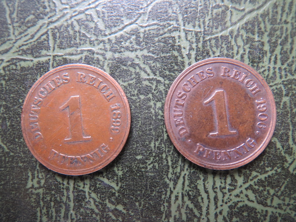 Germany, 1 pfennig, bronze, 1899–1906 (C-DEU-02)