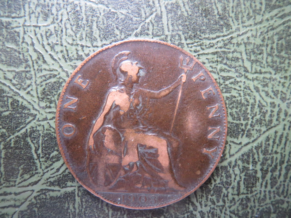 England, 1 penny, bronze, King Edward VII, 1903 (C-GBR-01)